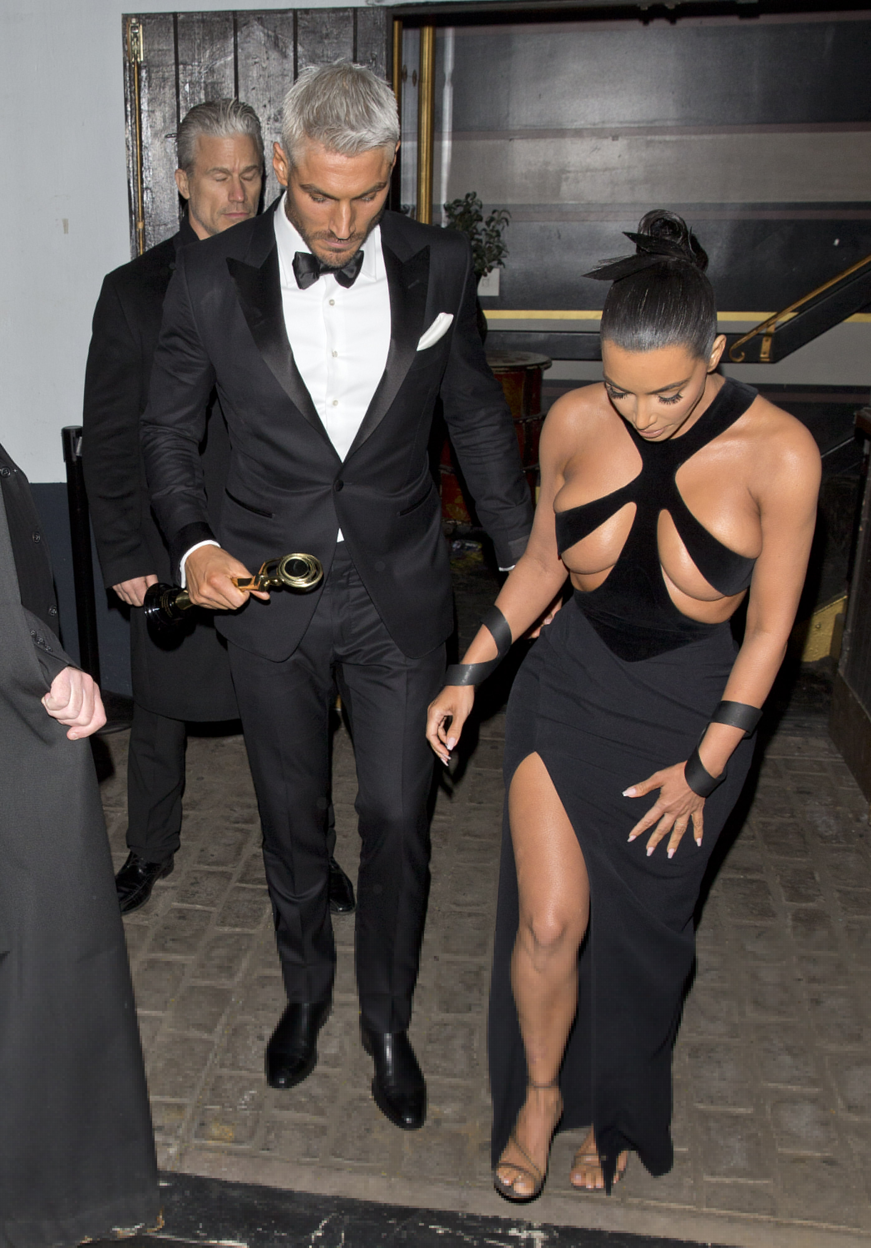 Kim Kardashian Cut Out Dress