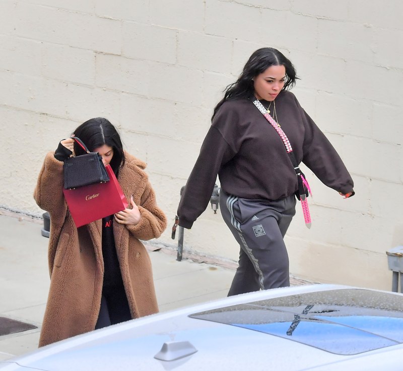 Kylie Jenner seen in public for the first time since it was reported that her Best friend jordyn woods cheated with Tristan Thompson