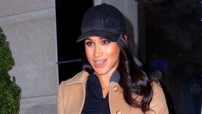 Meghan Markle Looks Cozy and Casual While Rocking a Baseball Hat in NYC