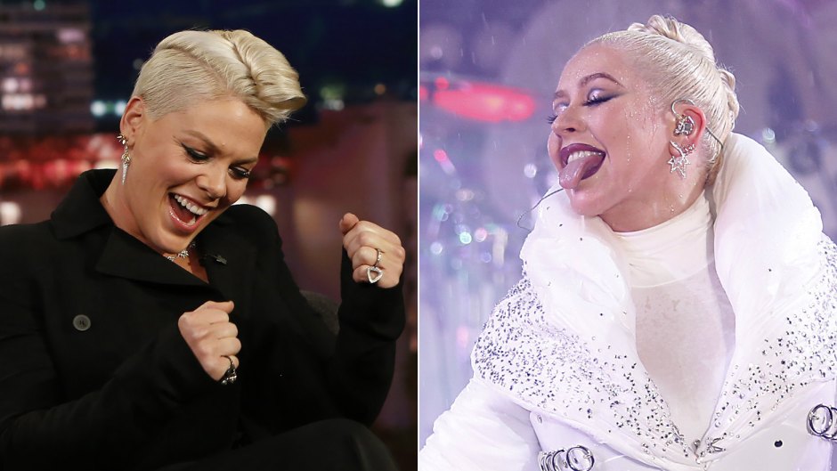 P!nk Shut Down Christina Aguilera's Advances When They Played Spin The Bottle And We're Living For It
