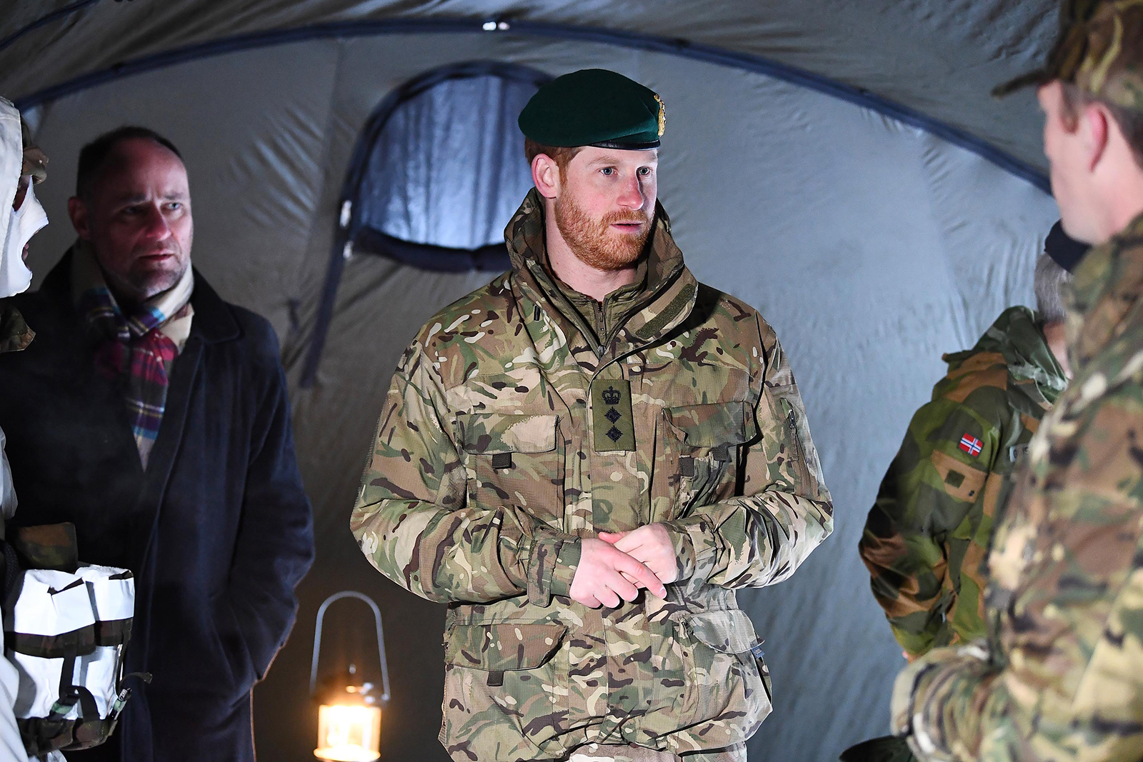 Prince Harry Visits Exercise Clockwrok