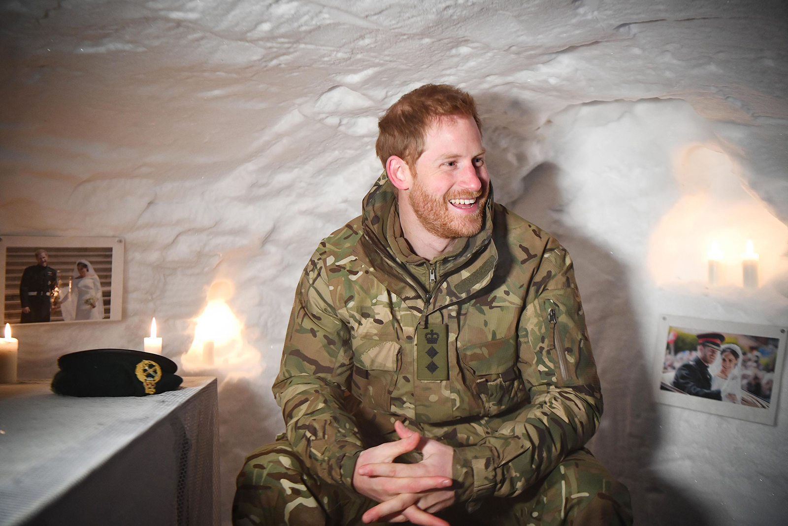 Prince Harry Visits Exercise Clockwrok