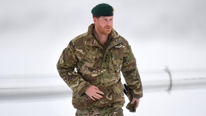 Prince Harry Visits Exercise Clockwrok