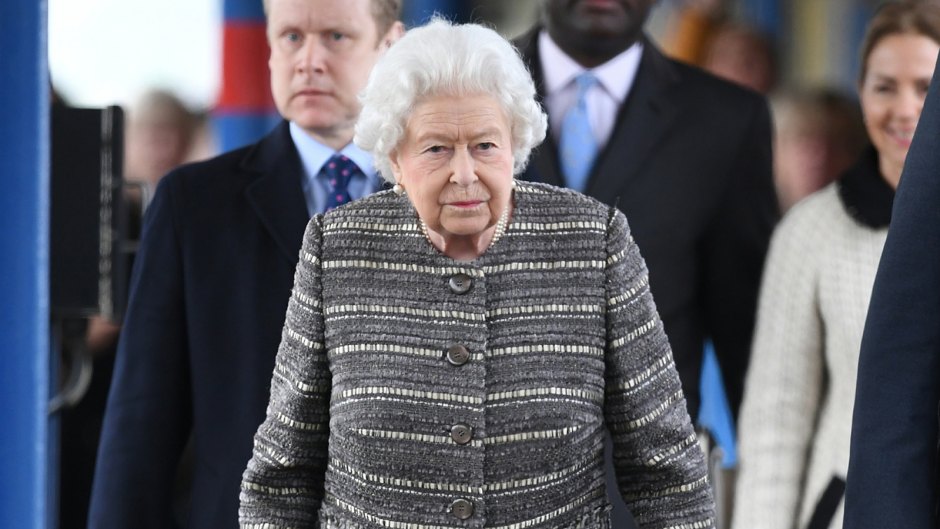 Queen Elizabeth II Arrives at King's Lynn Railway Station