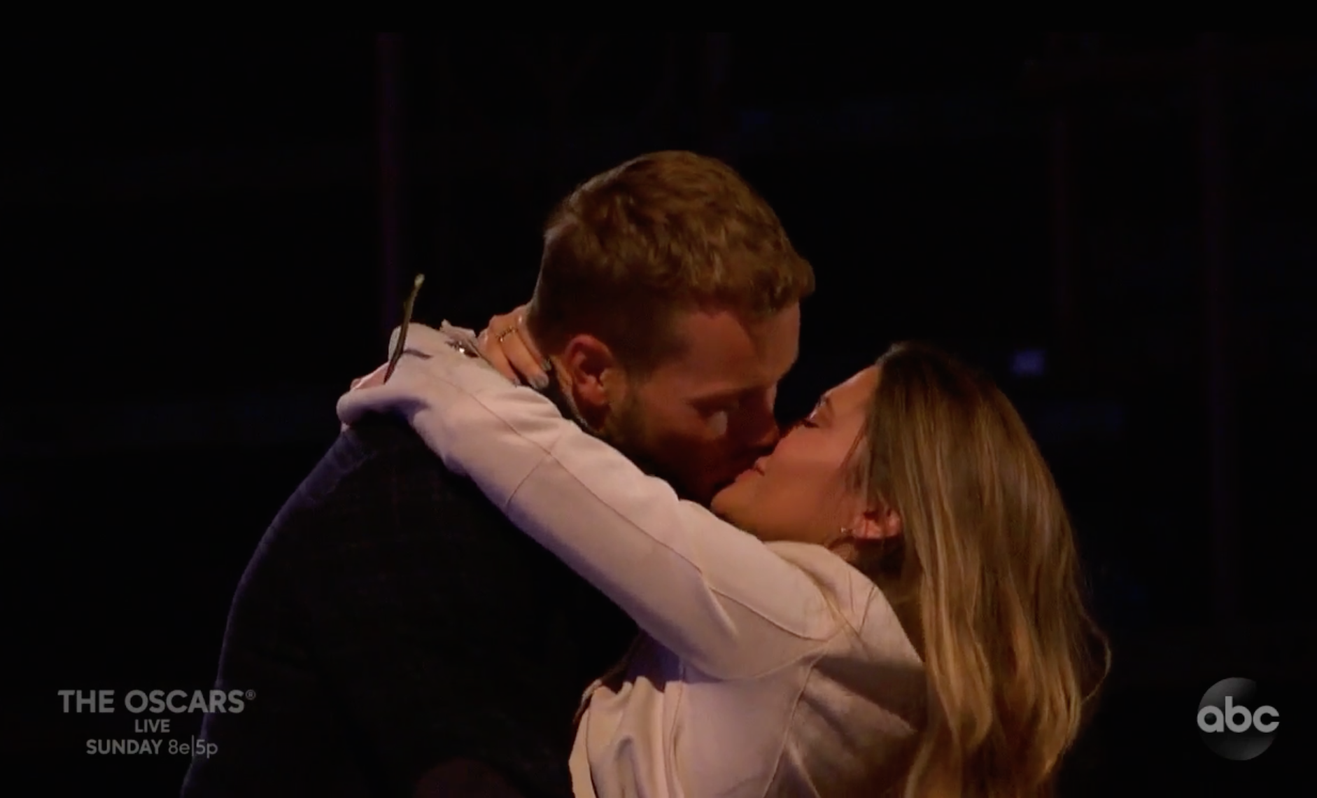 Caelynn and Colton week 7 the bachelor kissing