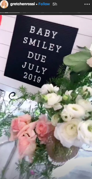 Gretchen Rossi Slade Smiley baby shower