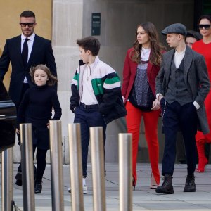 beckhams london fashion week victoria beckham david beckham brooklyn beckham