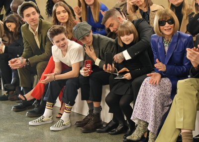 beckhams london fashion week victoria beckham david beckham brooklyn beckham