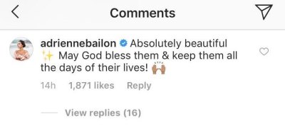 Adrienne Bailon comments on Kim Kardashians photo of north and chicago