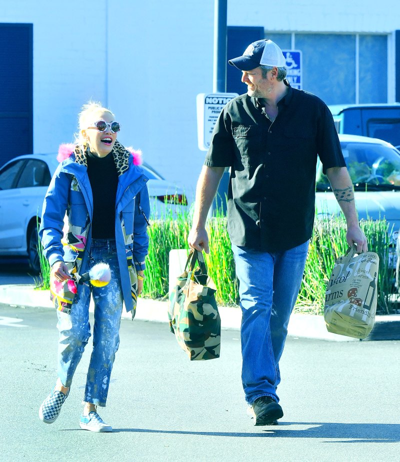 blake shelton gwen stefani los angeles