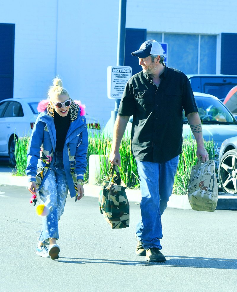 blake shelton gwen stefani los angeles