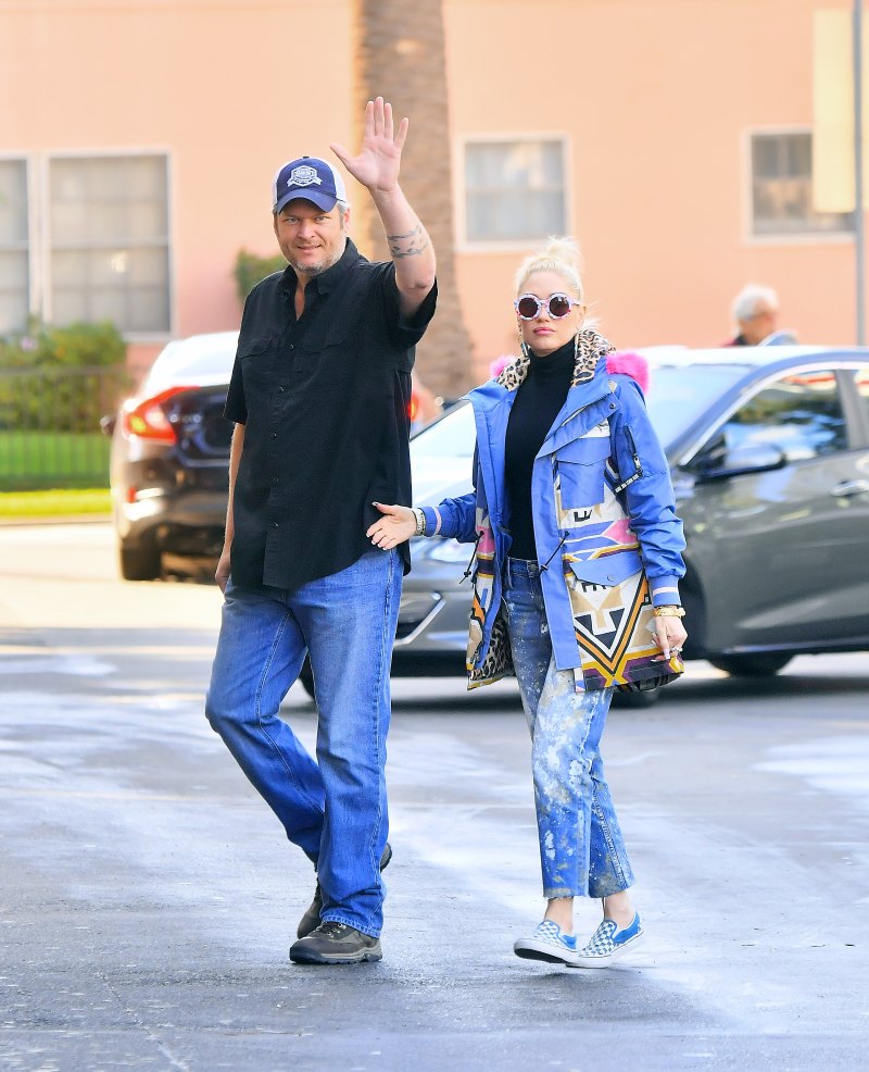 blake shelton gwen stefani los angeles