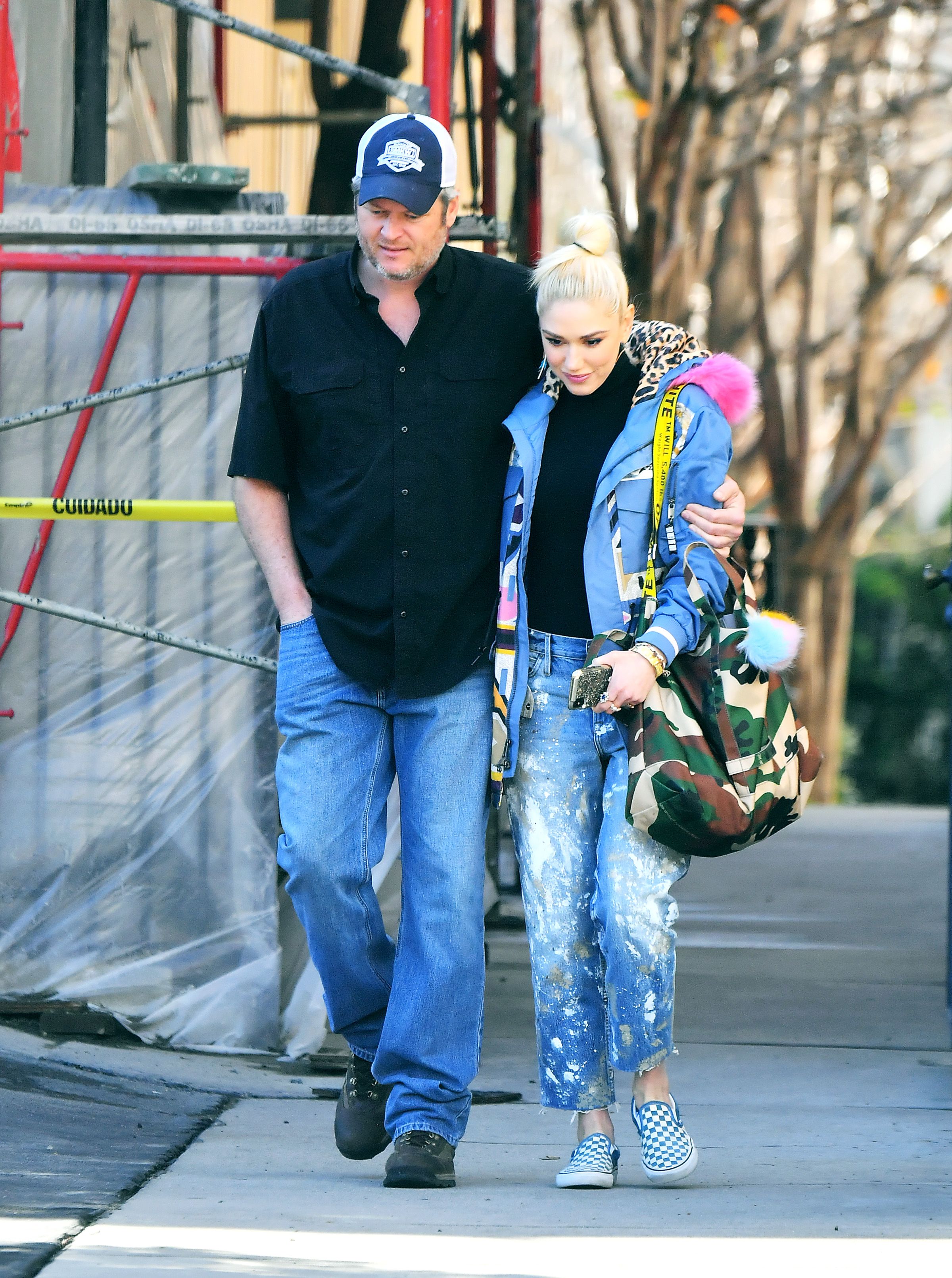 blake shelton gwen stefani los angeles
