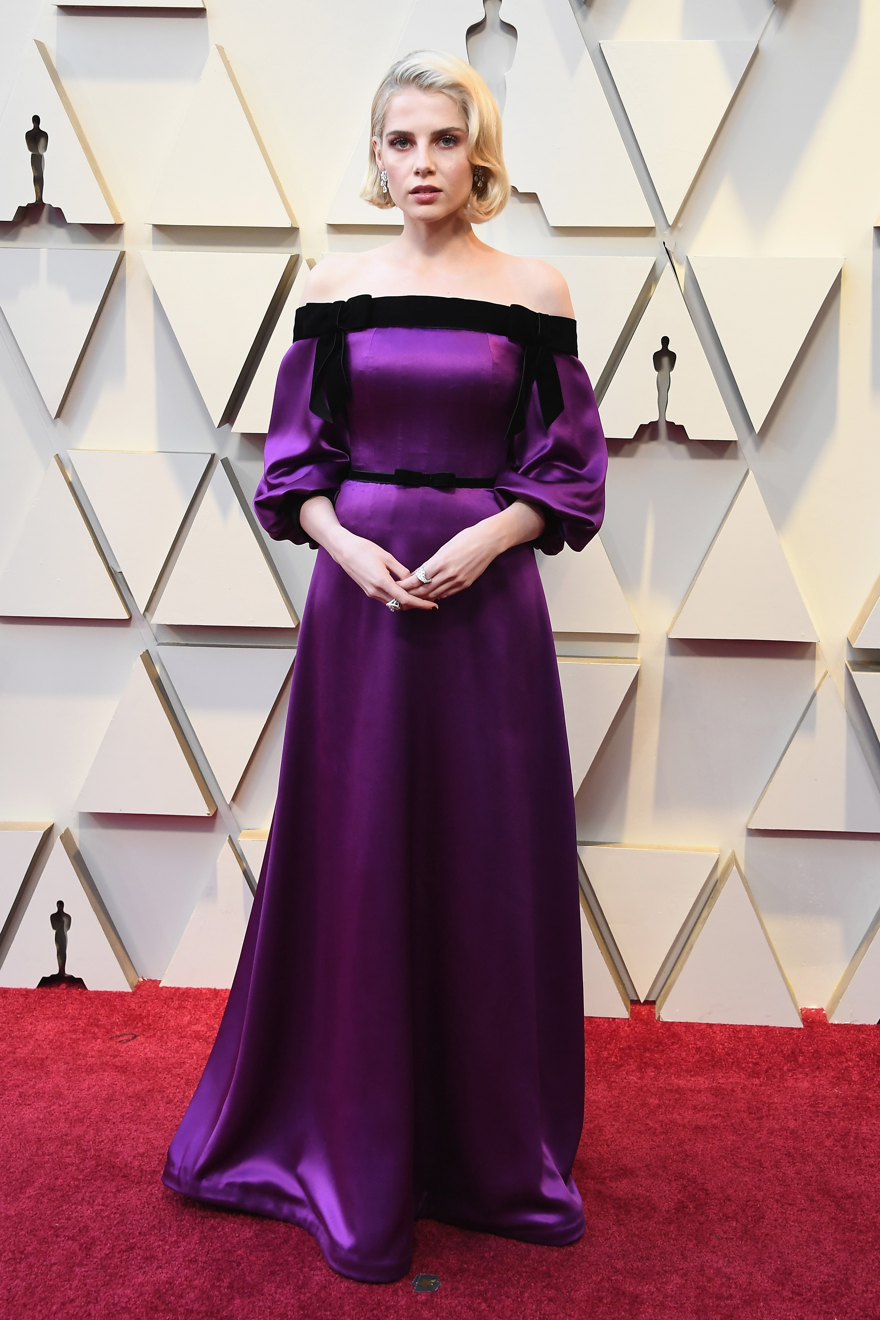 lucy boynton best worst dressed 2019 oscars