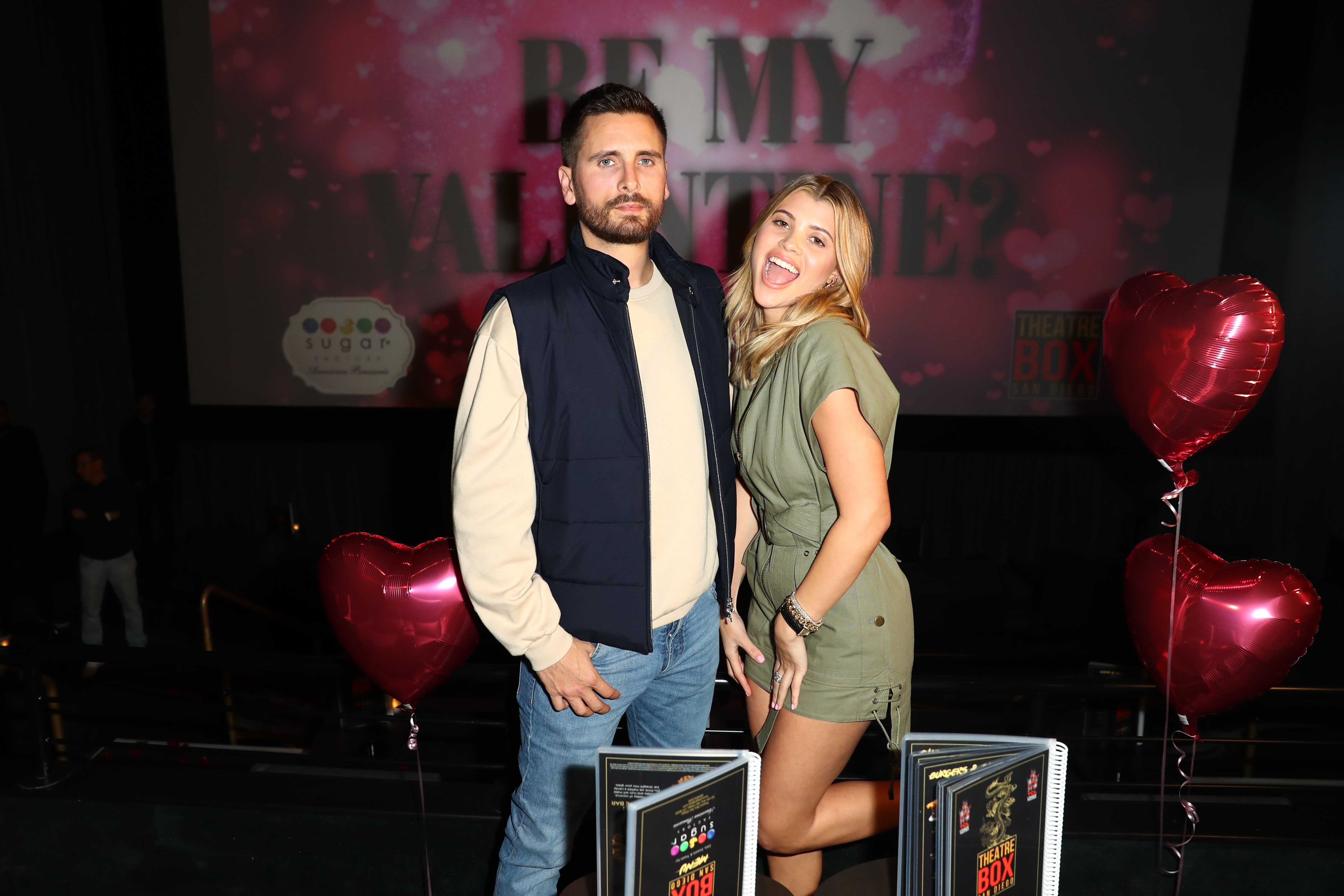 scott-disick-sofia-richie-valentines-day-sweet-factory-san-diego