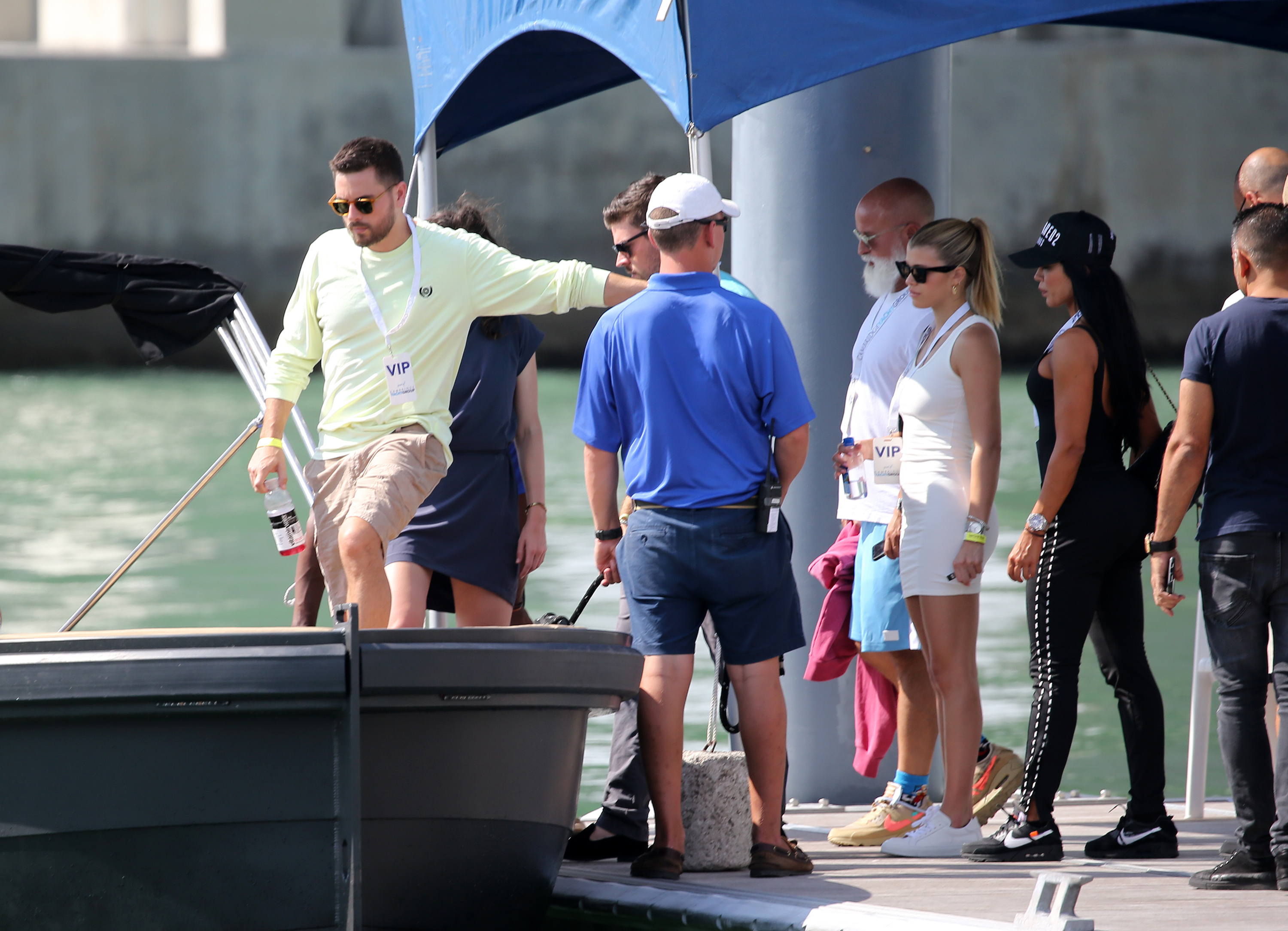 sofia-richie-scott-disick-miami-yacht