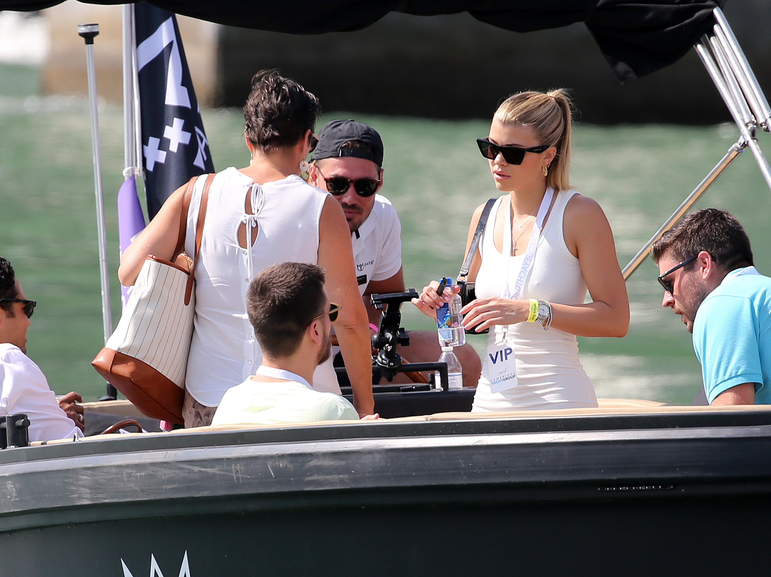 sofia-richie-scott-disick-miami-yacht