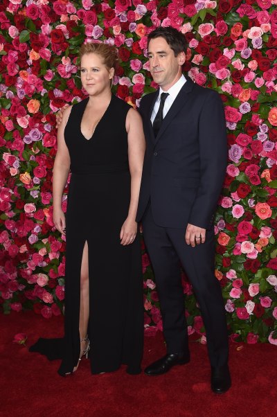 Amy Schumer and Chris Fischer attend the 72nd Annual Tony Awards at Radio City Music Hall on June 10, 2018 in New York City. 