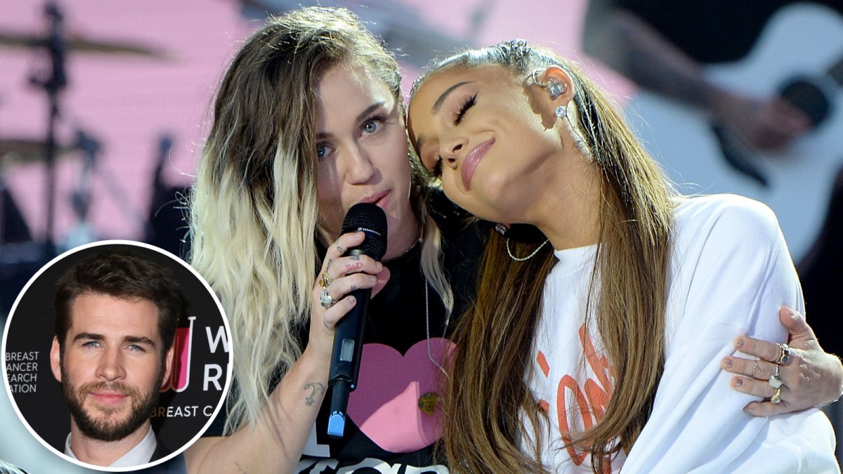 Ariana Grande Asks Liam Hemsworth to 'Share' His Wife Miley Cyrus in Cute Instagram Story