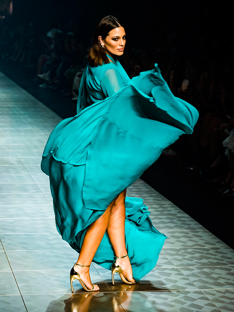 Ashley Graham arrives ahead of Runway 3 at Melbourne Fashion Festival