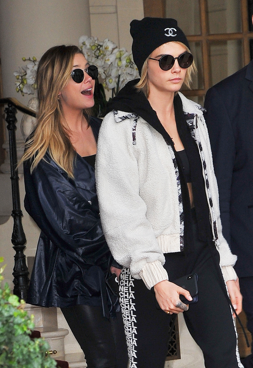 Cara Delevingne and Girlfriend Ashley Benson Spotted Kissing in Paris
