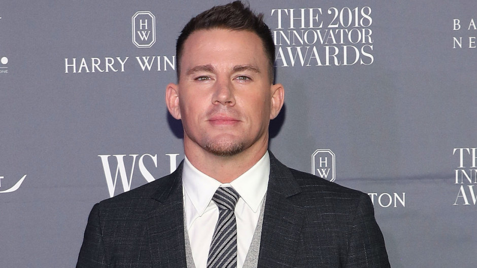 Channing Tatum posing without smiling.