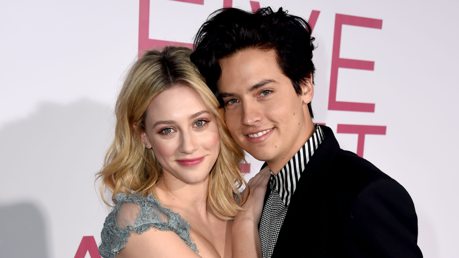 Lili Reinhart and Cole Sprouse posing