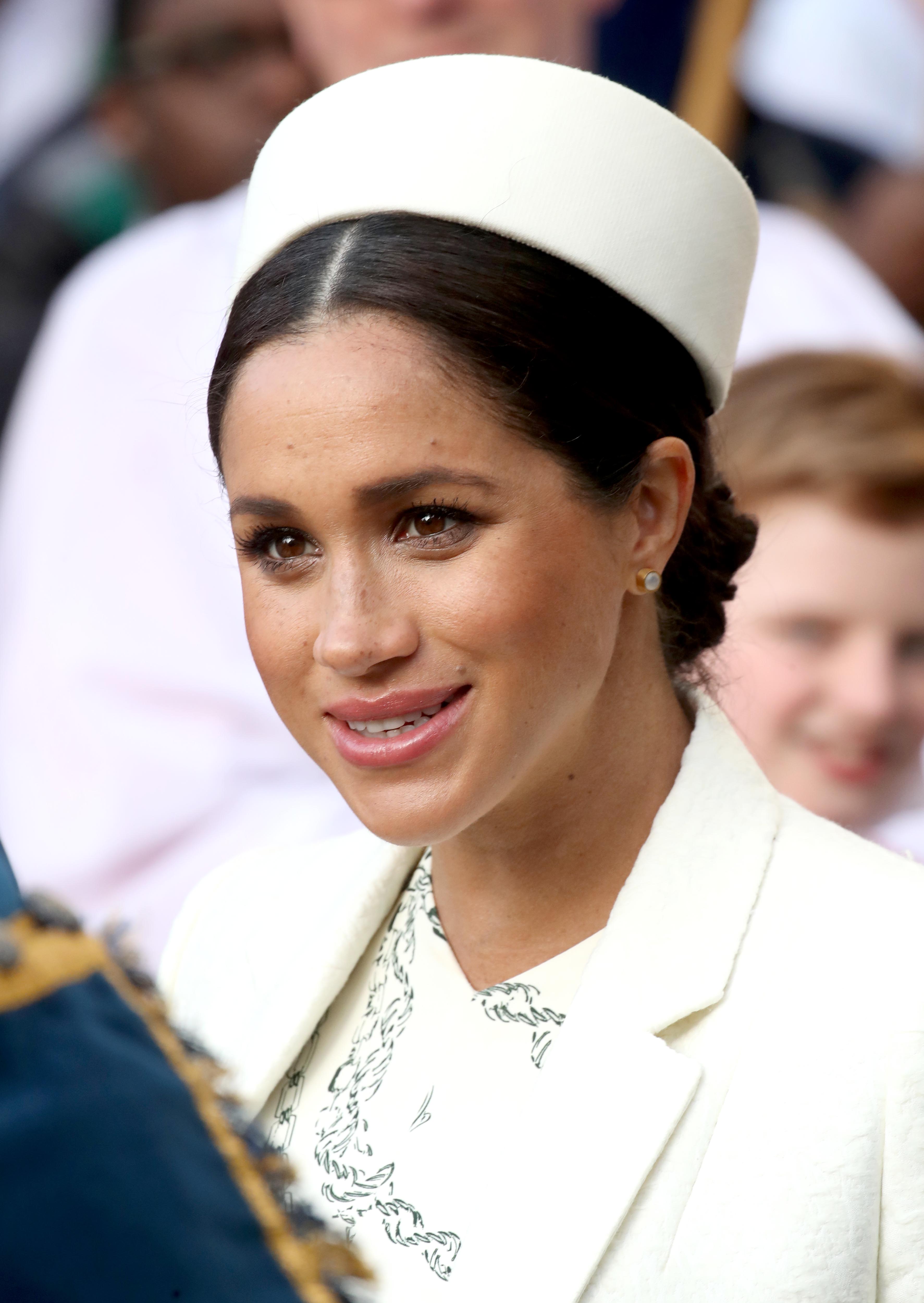 Meghan Markle, Prince Harry, Prince William and Kate Middleton at Commonwealth Day Service at Westminster Abbey