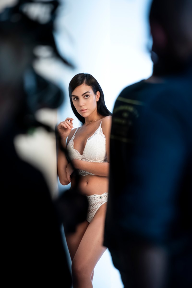 Georgina Rodriguez shows off curves for lingerie brand Yamamay