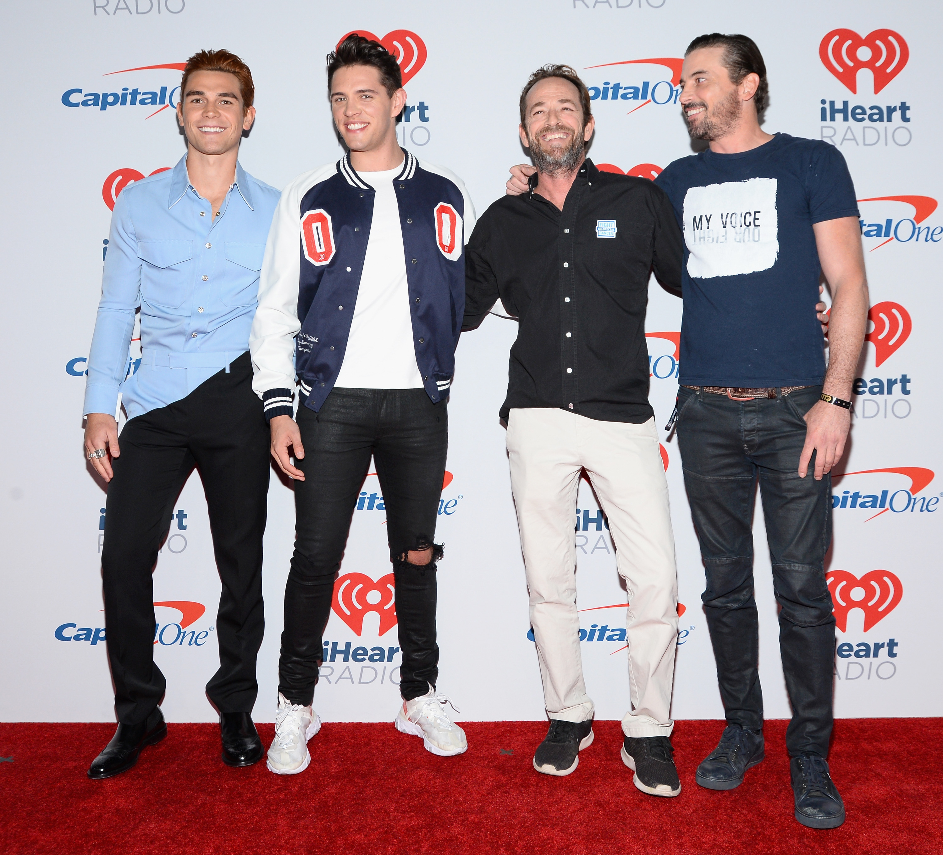 Luke Perry and riverdale cast