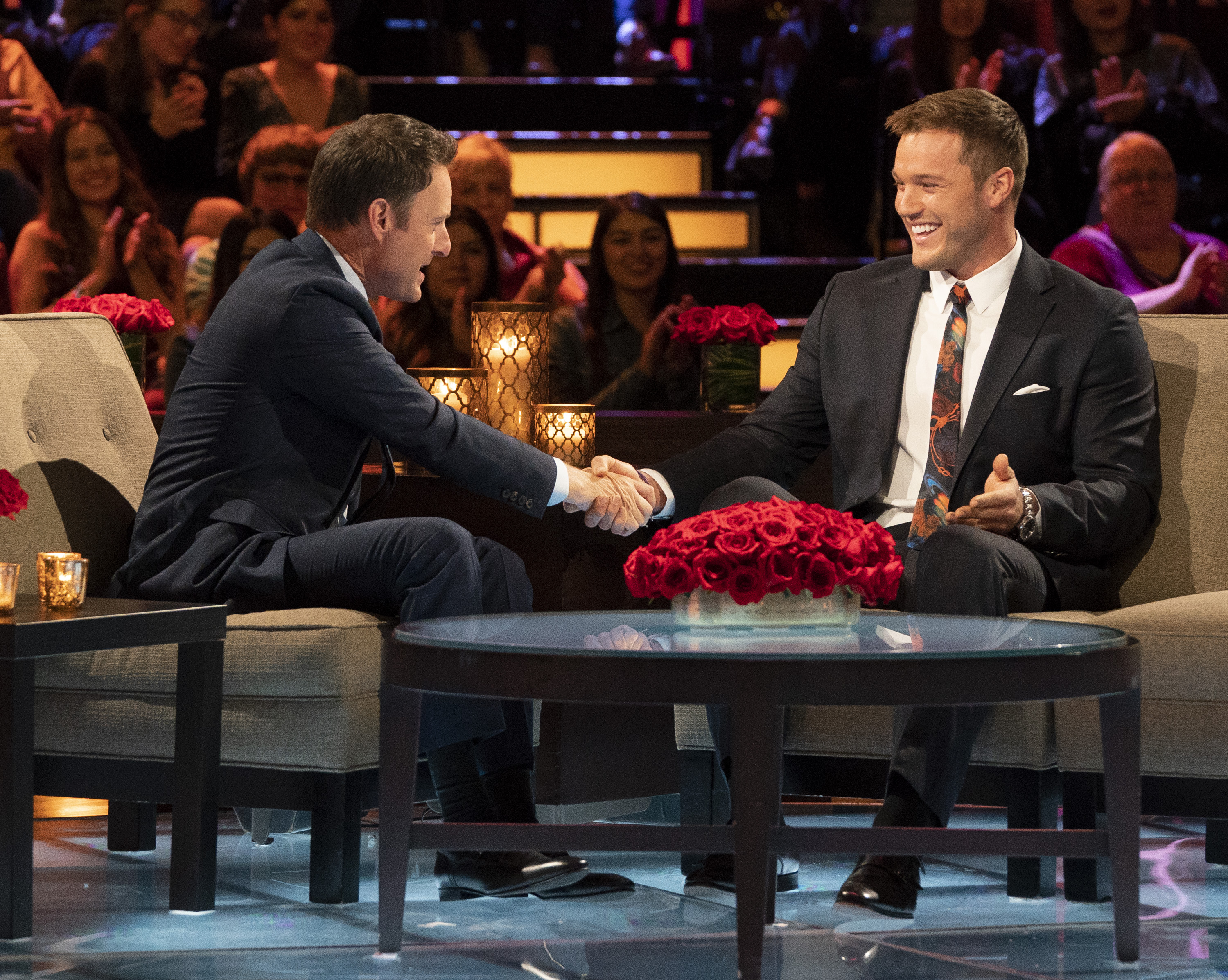 colton underwood with chris harrison