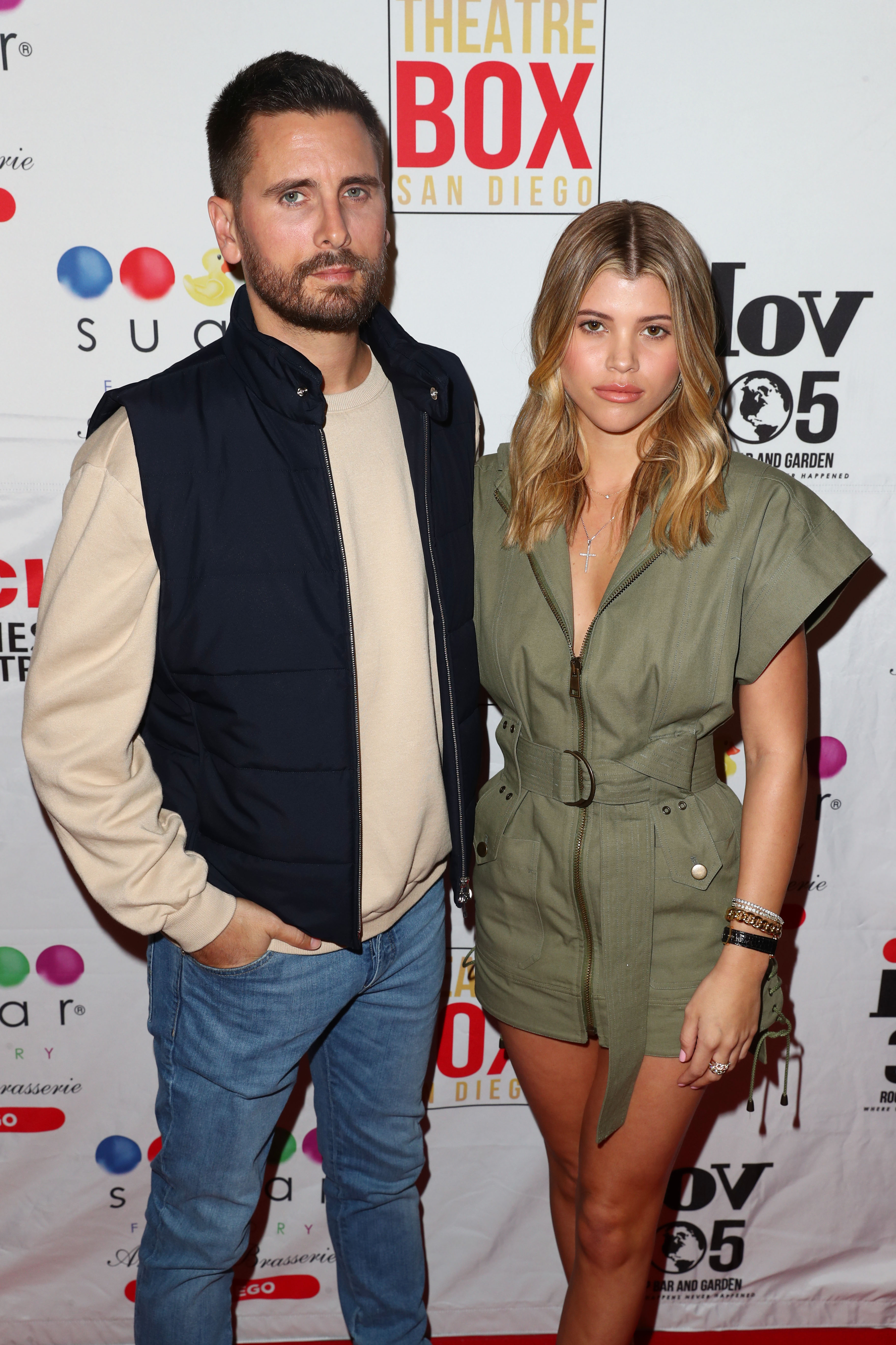 Sofia Richie and Scott Disick