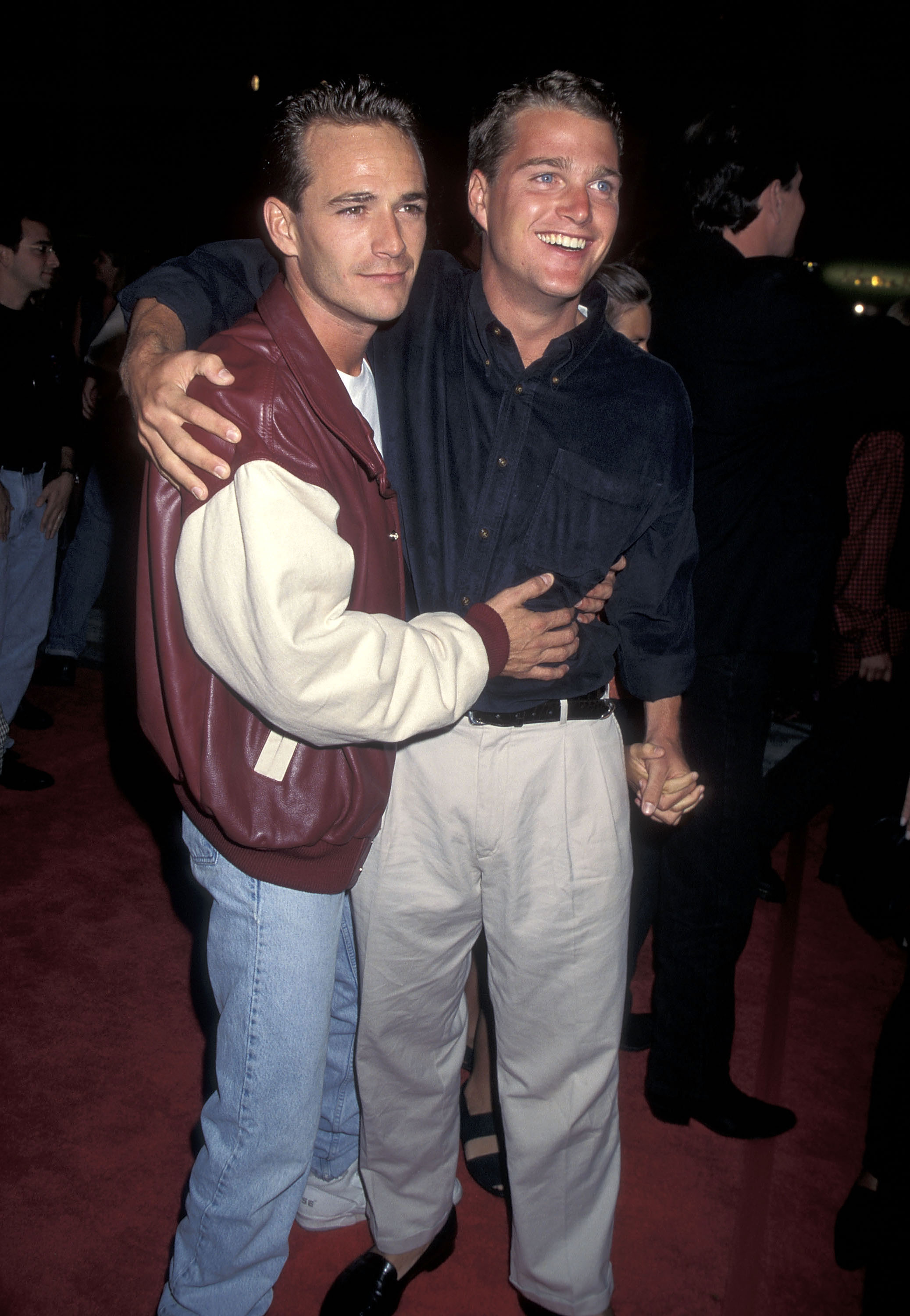 Luke Perry and actor Chris O'Donnell
