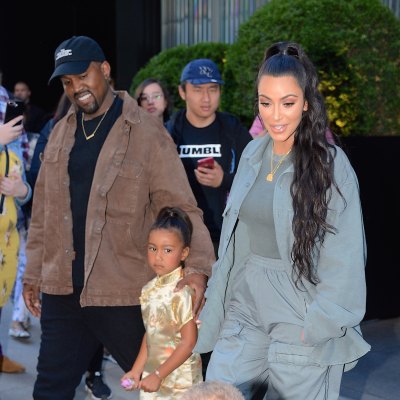 Kanye West North West Kim Kardashian