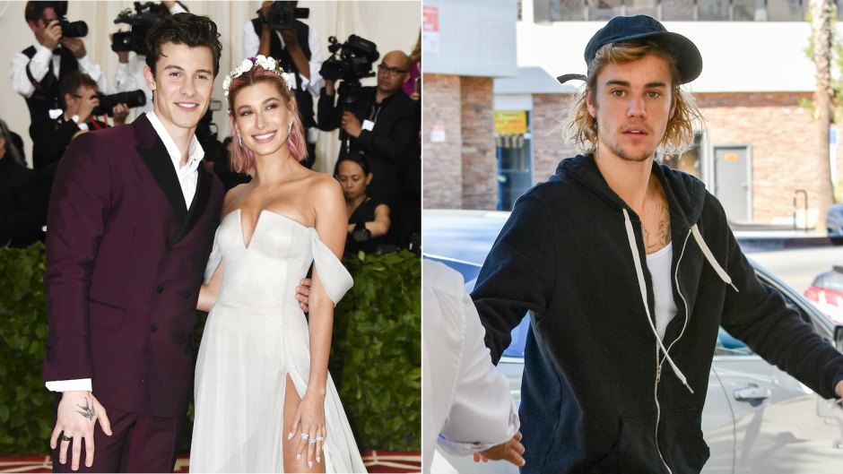 Justin Bieber reacts to shawn mendes liking hailey baldwins picture