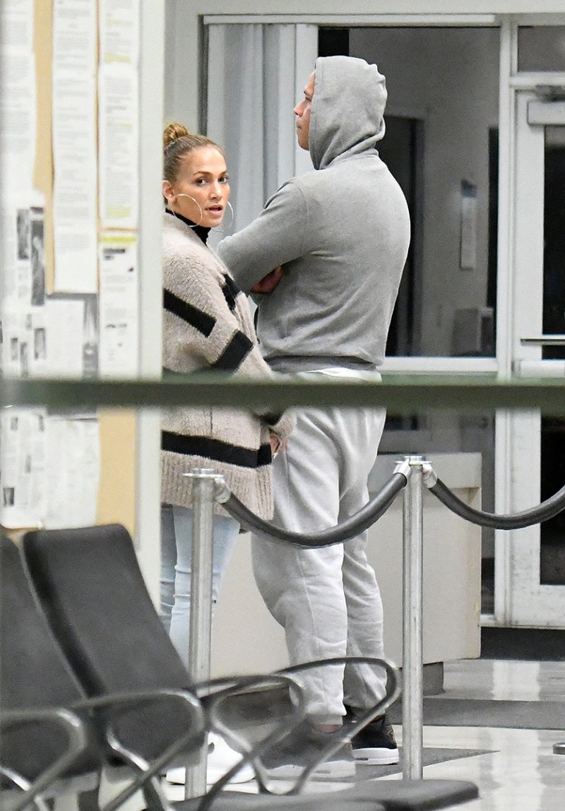 Jennifer Lopez and Alex Rodriguez Are Seen Arriving Back to Miami