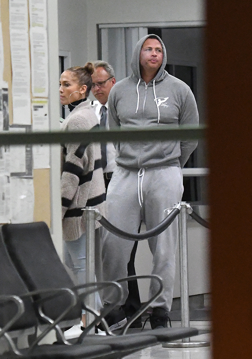 Jennifer Lopez and Alex Rodriguez Are Seen Arriving Back to Miami