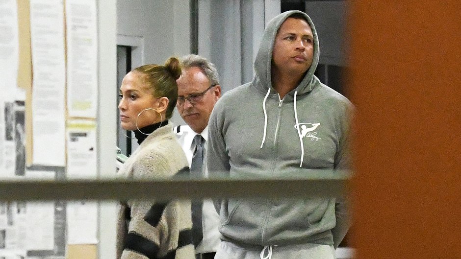 Jennifer Lopez and Alex Rodriguez Are Seen Arriving Back to Miami