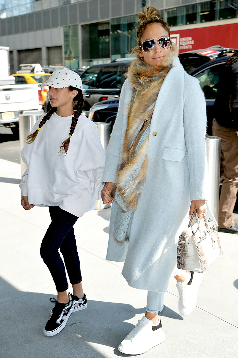 Jennifer Lopez Makes a Rare Appearance With Daughter Emme in NYC
