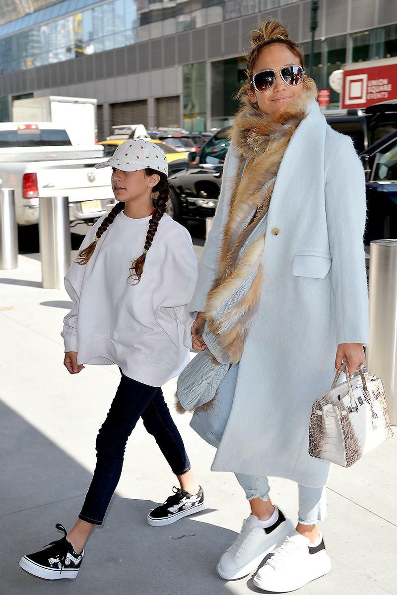 Jennifer Lopez Makes a Rare Appearance With Daughter Emme in NYC