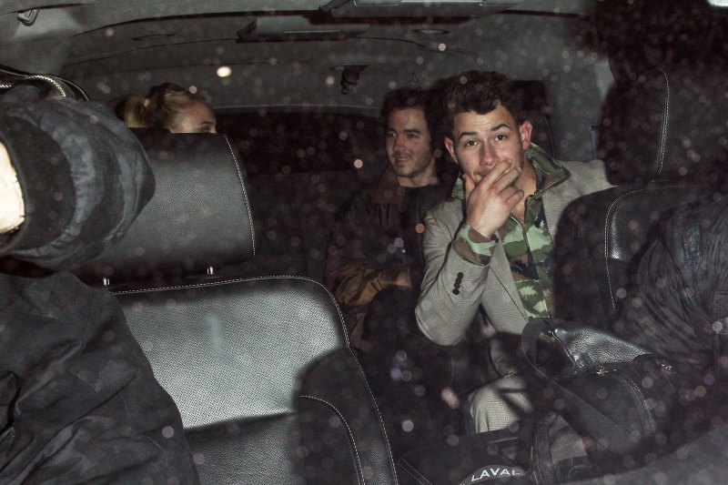 Jonas Brothers and Sophie Turner have a night out in West Hollywood