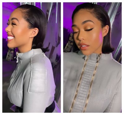 A split image of Jordyn Woods.