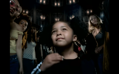 Jordyn Woods in the 2002 Black Suits Comin' (Nod Ya Head) music video.