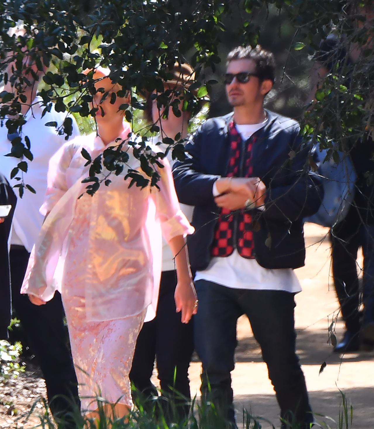 Katy Perry and Orlando Bloom attend Kanye West's Church Service.