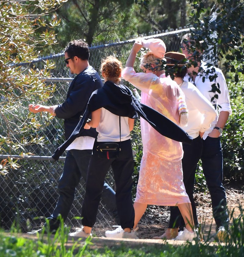 Katy Perry and Orlando Bloom attend Kanye West's Church Service.