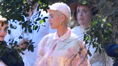Katy Perry and Orlando Bloom attend Kanye West's Church Service.
