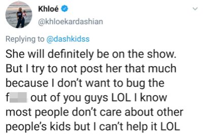 Khloe Kardashian tweet
