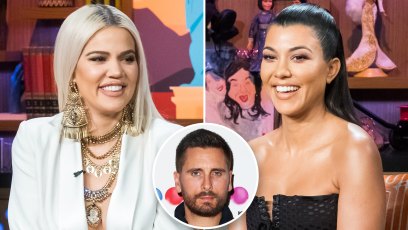 Khloe and Kourtney Kardashian Hilariously Tease Scott Disick During Car Ride