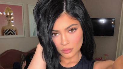 Kylie Jenner taking a selfie