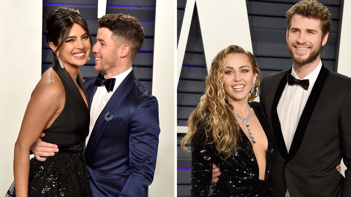 Priyanka Chopra Nick Jonas Double Date with Miley Cyrus Liam Hemsworth